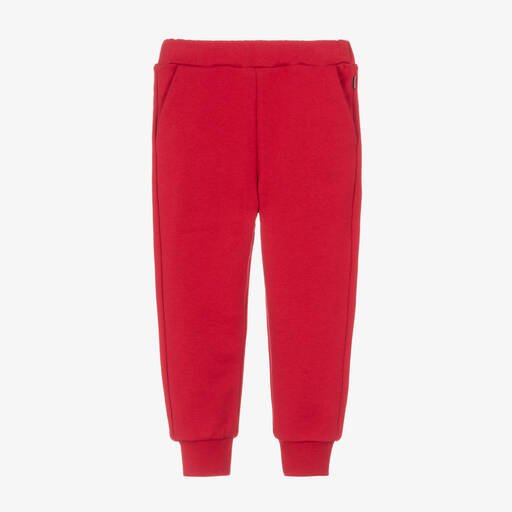 Il Gufo-Boys Red Cotton Joggers | Childrensalon Outlet