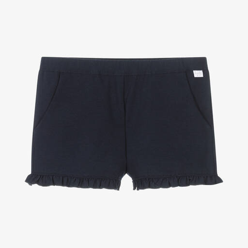 Il Gufo-Blaue Shorts aus Baumwolljersey (M)  | Childrensalon Outlet
