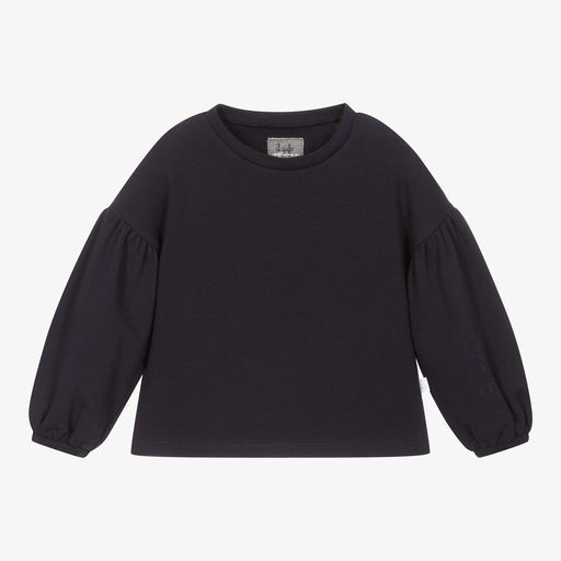 Il Gufo-Blaues Baumwoll-Sweatshirt (M) | Childrensalon Outlet