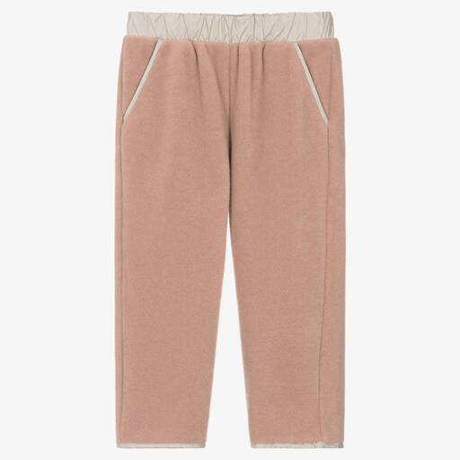 Il Gufo-Pantalon rose foncé en polaire | Childrensalon Outlet