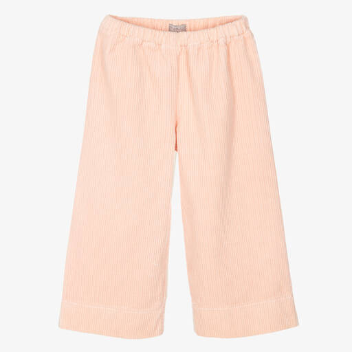 Il Gufo-Girls Pink Corduroy Trousers | Childrensalon Outlet