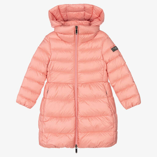 Il Gufo-Girls Pink Down Puffer Coat | Childrensalon Outlet