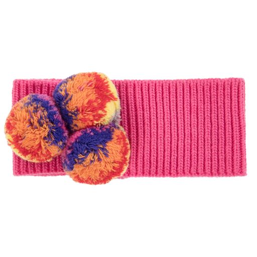 Il Gufo-Girls Pink Wool Headband | Childrensalon Outlet