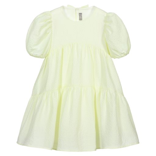 Il Gufo-Robe jaune en coton Fille | Childrensalon Outlet