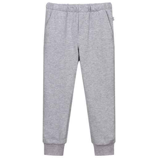 Il Gufo-Grey Cotton Joggers | Childrensalon Outlet