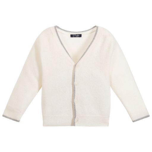 Il Gufo-Ivory Wool Cardigan | Childrensalon Outlet