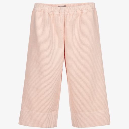Il Gufo-Pink Cotton Corduroy Trousers | Childrensalon Outlet