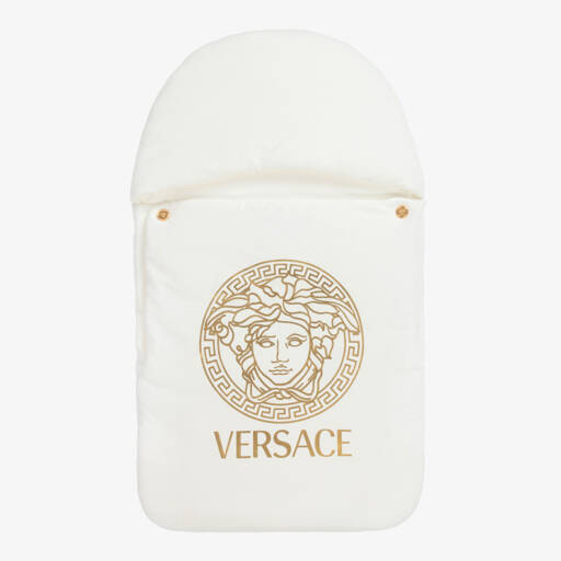 Versace-Ivory & Gold Sleep Nest (74cm) | Childrensalon Outlet