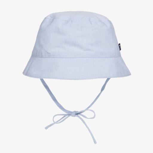 Jacadi Paris-قبعة قطن لون أزرق للمواليد | Childrensalon Outlet
