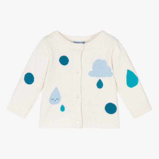 Jacadi Paris-Baby Girls Cotton Knit Cardigan | Childrensalon Outlet