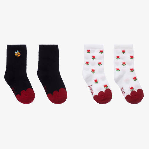 Jacadi Paris-Baby Girls Socks (2 Pack) | Childrensalon Outlet