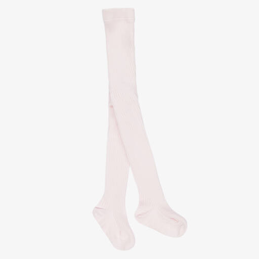 Jacadi Paris-Girls Blush Ribbed Knit Leggings | Childrensalon Outlet