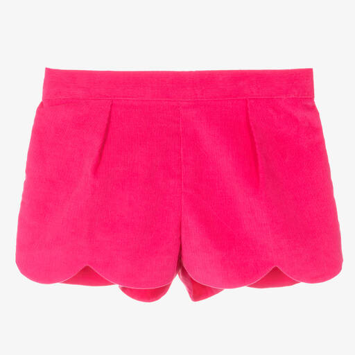 Jacadi Paris-Girls Pink Cord Shorts | Childrensalon Outlet