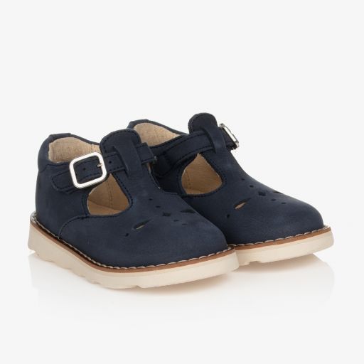 Jacadi Paris-Navy Blue Suede Shoes | Childrensalon Outlet