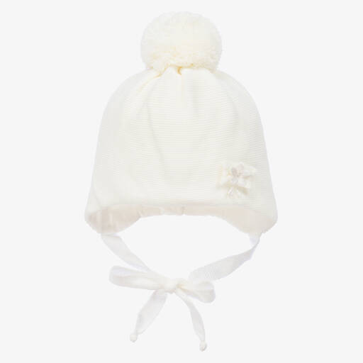 Jamiks-Кремовая вязаная шапка для малышек | Childrensalon Outlet