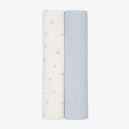 Jamiks-Boys Blue Organic Muslin Set | Childrensalon Outlet