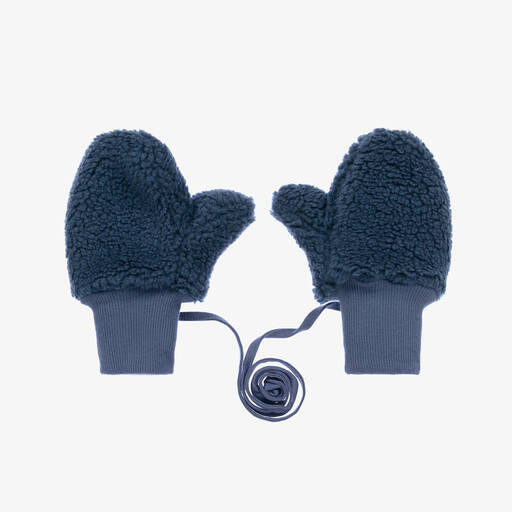 Jamiks-Синие флисовые рукавицы из овчины | Childrensalon Outlet