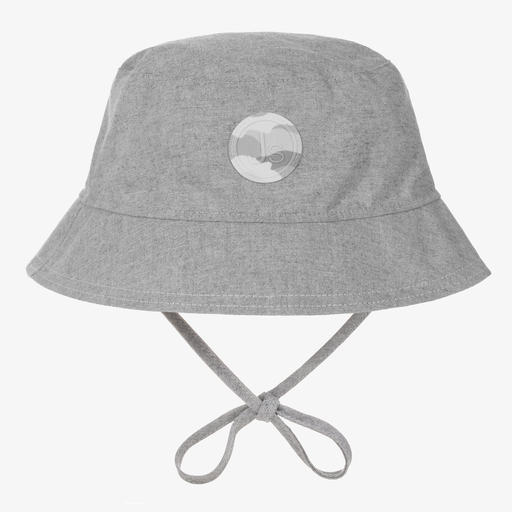 Jamiks-Boys Grey Cotton Bucket Hat | Childrensalon Outlet