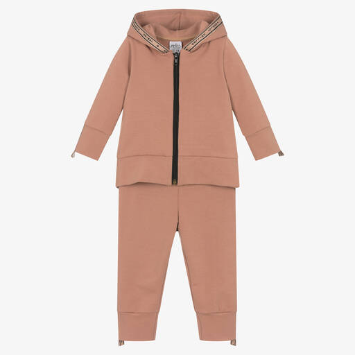 Jamiks-Survêtement à capuche coton marron | Childrensalon Outlet