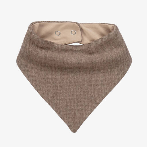 Jamiks-Brown Knitted Neck Warmer Baby Collar | Childrensalon Outlet