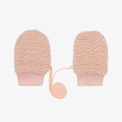 Jamiks-Girls Apricot Sherpa Gloves | Childrensalon Outlet