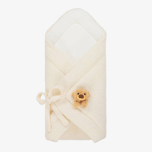 Jamiks-Girls Ivory Fleece Teddy Nest | Childrensalon Outlet