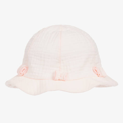 Jamiks-Girls Pink Organic Cotton Hat | Childrensalon Outlet