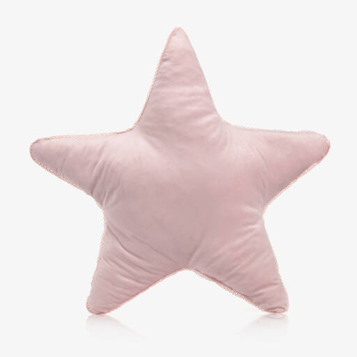 Jamiks-Girls Velvet Pink Star Cushion | Childrensalon Outlet