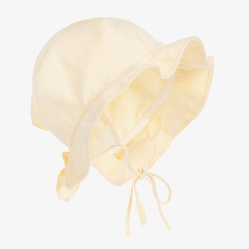 Jamiks-Girls Yellow Cotton Hat | Childrensalon Outlet