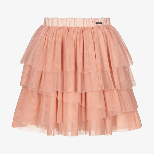 Jessie and James London-Girls Pink Tulle Layered Skirt | Childrensalon Outlet