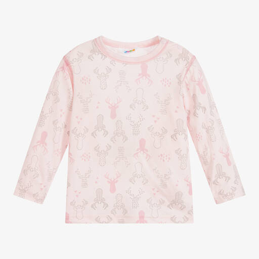 Joha-Girls Pink Merino Wool Top | Childrensalon Outlet