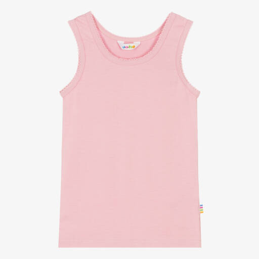 Joha-Girls Soft Pink Bamboo Vest | Childrensalon Outlet