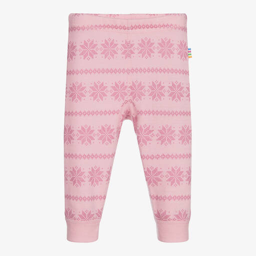 Joha-Pink Thermal Wool Leggings | Childrensalon Outlet