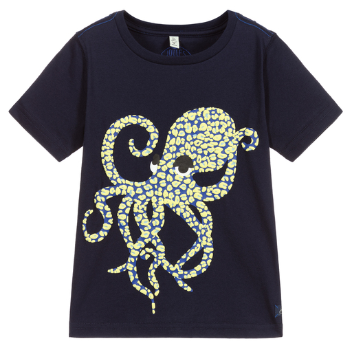 Joules-تيشيرت قطن جيرسي لون كحلي للأولاد | Childrensalon Outlet