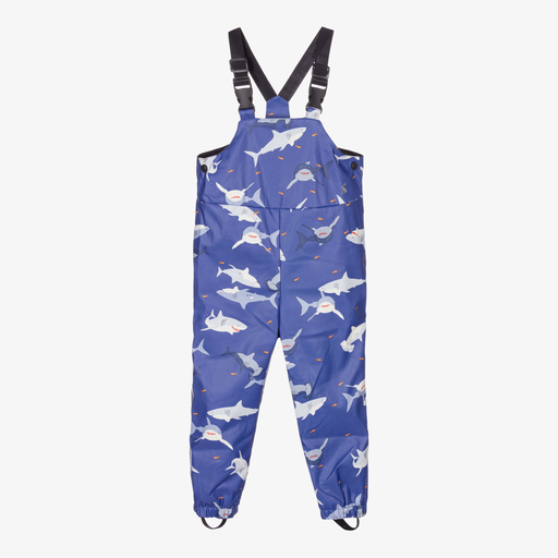 Joules-Blue Waterproof Dungarees | Childrensalon Outlet