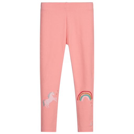 Joules-Розовые хлопковые легинсы для девочек | Childrensalon Outlet