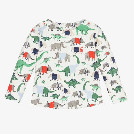 Joules-White Organic Cotton Baby Top | Childrensalon Outlet