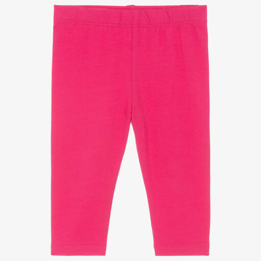 Joyday-Baby Girls Pink Cotton Leggings | Childrensalon Outlet
