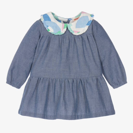 Joyday-Girls Chambray Blue Dress Delight | Childrensalon Outlet