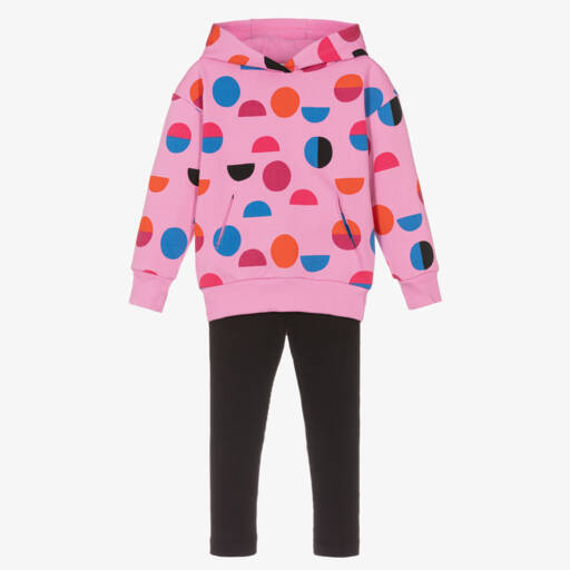 Joyday-Girls Pink & Black Leggings Outfit | Childrensalon Outlet