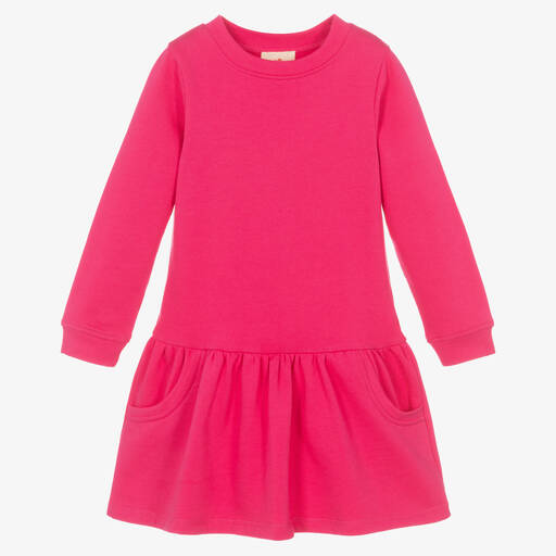 Joyday-Розовое платье из хлопкового джерси  | Childrensalon Outlet