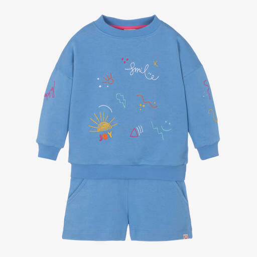 Joyday-Костюм из голубого хлопка для девочек | Childrensalon Outlet