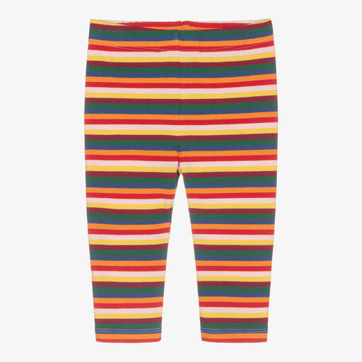Joyday-Red Striped Cotton Baby Leggings | Childrensalon Outlet