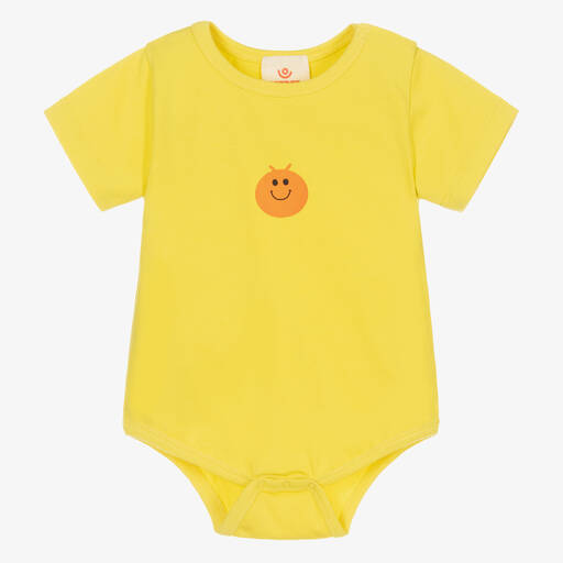 Joyday-Gelber Baumwolljersey-Body | Childrensalon Outlet