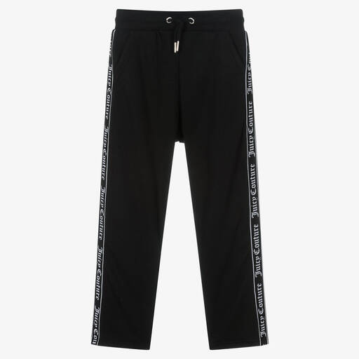 Juicy Couture-Girls Black Logo Joggers | Childrensalon Outlet