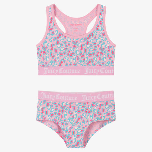 Juicy Couture-Girls Bra Top & Knickers Set | Childrensalon Outlet