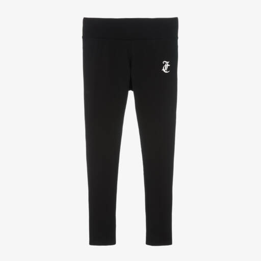 Juicy Couture-Роскошные черные блестящие леггинсы для девочек | Childrensalon Outlet
