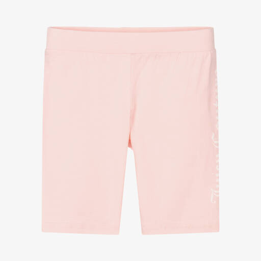 Juicy Couture-Girls Pink Cotton Shorts | Childrensalon Outlet