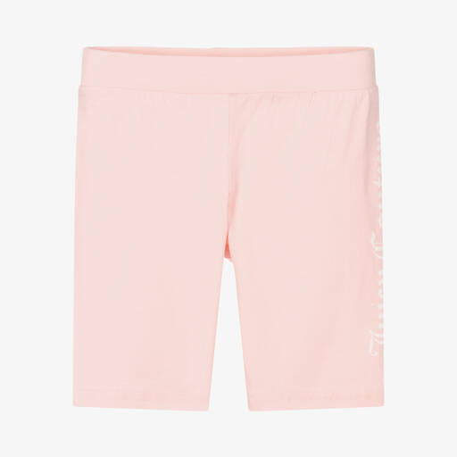 Juicy Couture-Girls Pink Cotton Shorts | Childrensalon Outlet