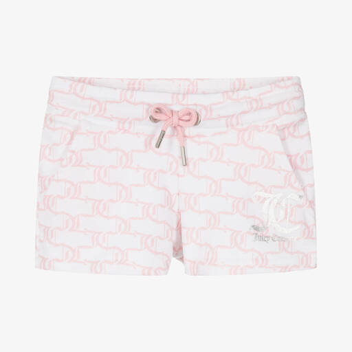 Juicy Couture-Girls White Cotton Shorts | Childrensalon Outlet
